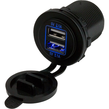 Sea-Dog Dual USB Power Socket 426515-1
